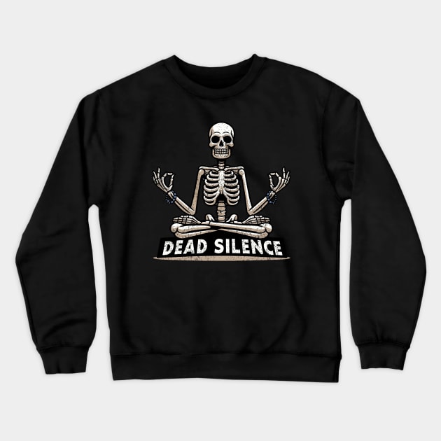 Dead Silence Crewneck Sweatshirt by Sideways Tees
